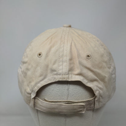 Scotland Lion Strapback Hat Tan One Size Embroidered Adjustable 6 Panel
