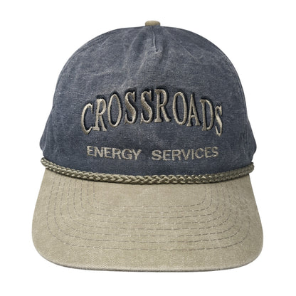Crossroads Energy Services Snapback Hat Multicolor OS Adjustable Rope Cobra