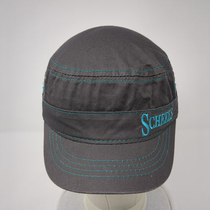 Scheels Slideback Cadet Army Hat Gray One Size Embroidered Outdoor Cap