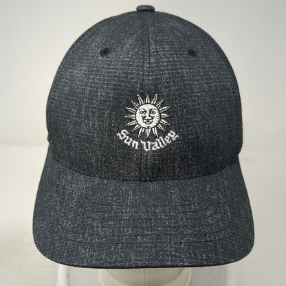 Adidas Snapback Gray Hat One Size Sun Valley Idaho Resort Golf Sun Face Logo
