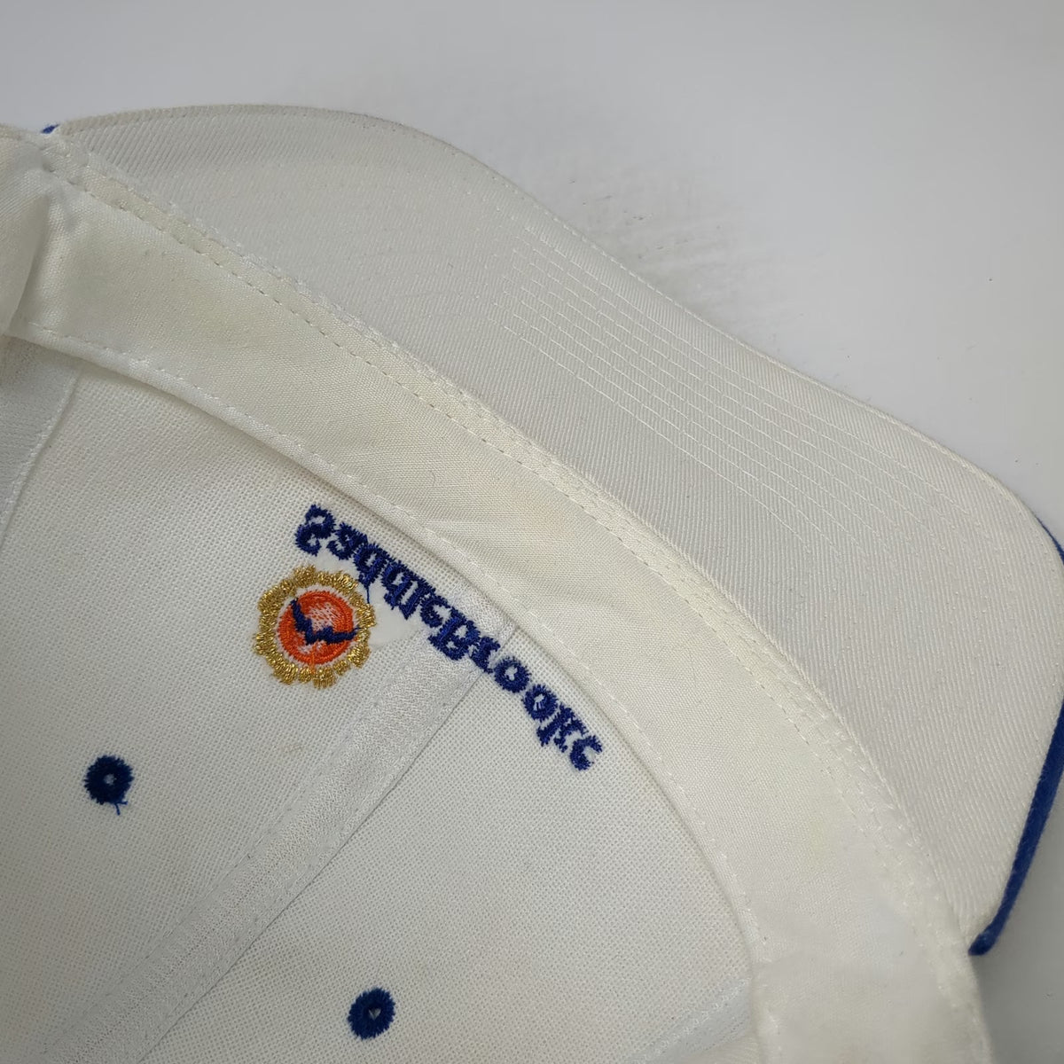 Town Talk SaddleBrooke White Baseball Cap One Size Strapback Mountain Logo Hat