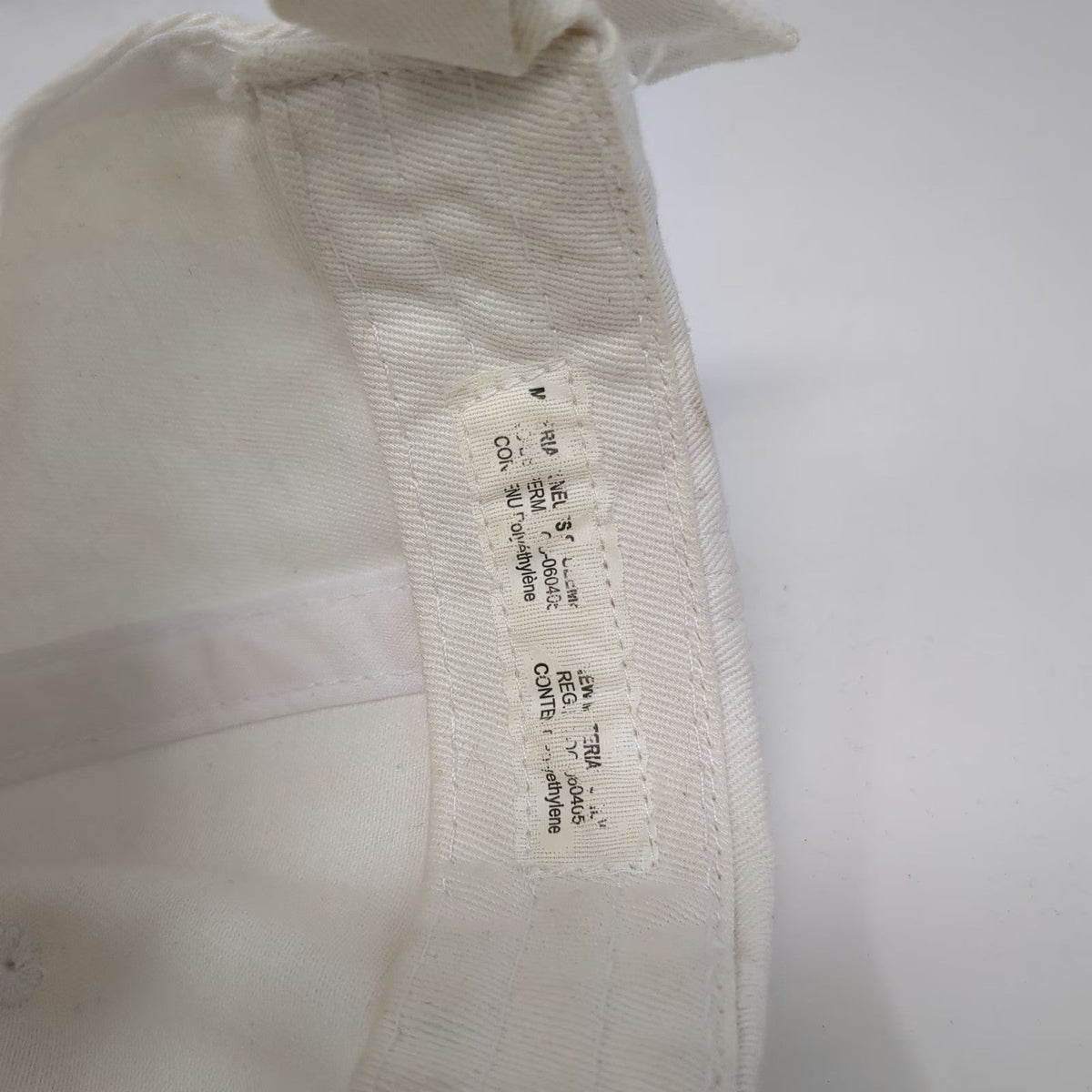 Spencer's Baseball Cap White One Size Titties Black Script Adjustable Cotton Hat