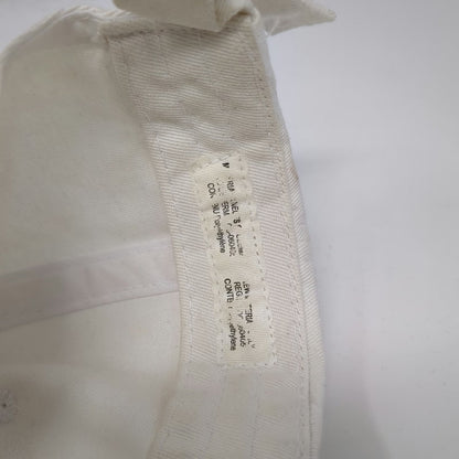Spencer's Baseball Cap White One Size Titties Black Script Adjustable Cotton Hat