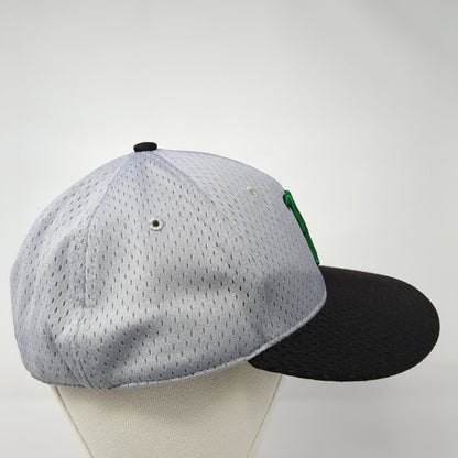 Broncos Fitted Hat Gray One Size Embroidered Logo Colorblock Richardson