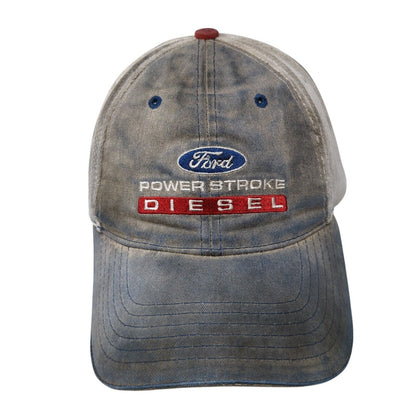 Ford Power Stroke Diesel Snapback Hat Blue One Size Adjustable Embroidered