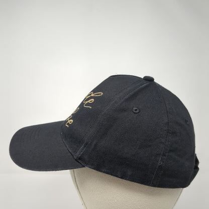 Bride Tribe Strapback Hat Black One Size Adjustable Vented Holes 6 Panel