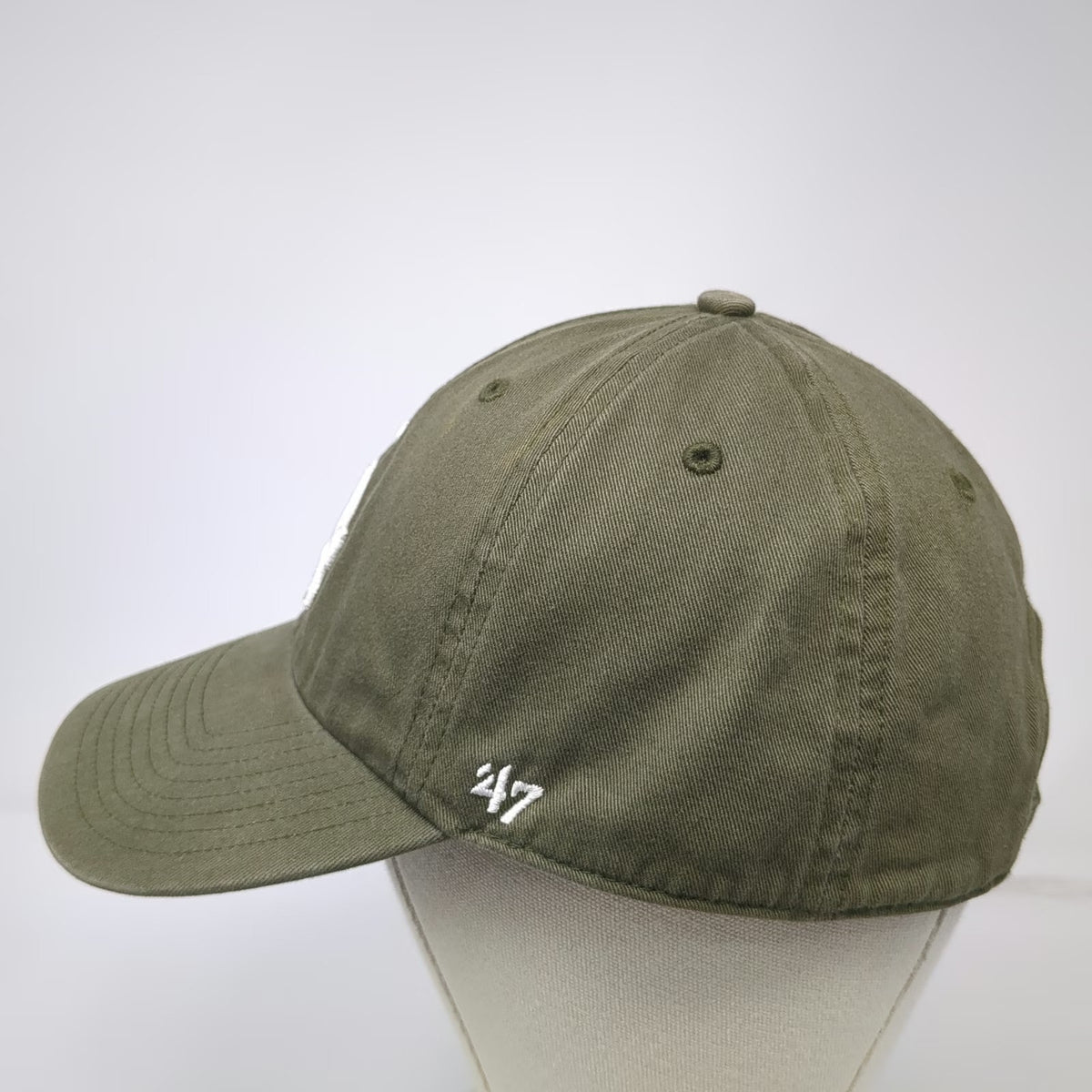 47 Brand Los Angeles Dodgers MLB Green White Baseball Cap Hat One Size Slideback