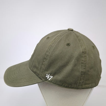 47 Brand Los Angeles Dodgers MLB Green White Baseball Cap Hat One Size Slideback
