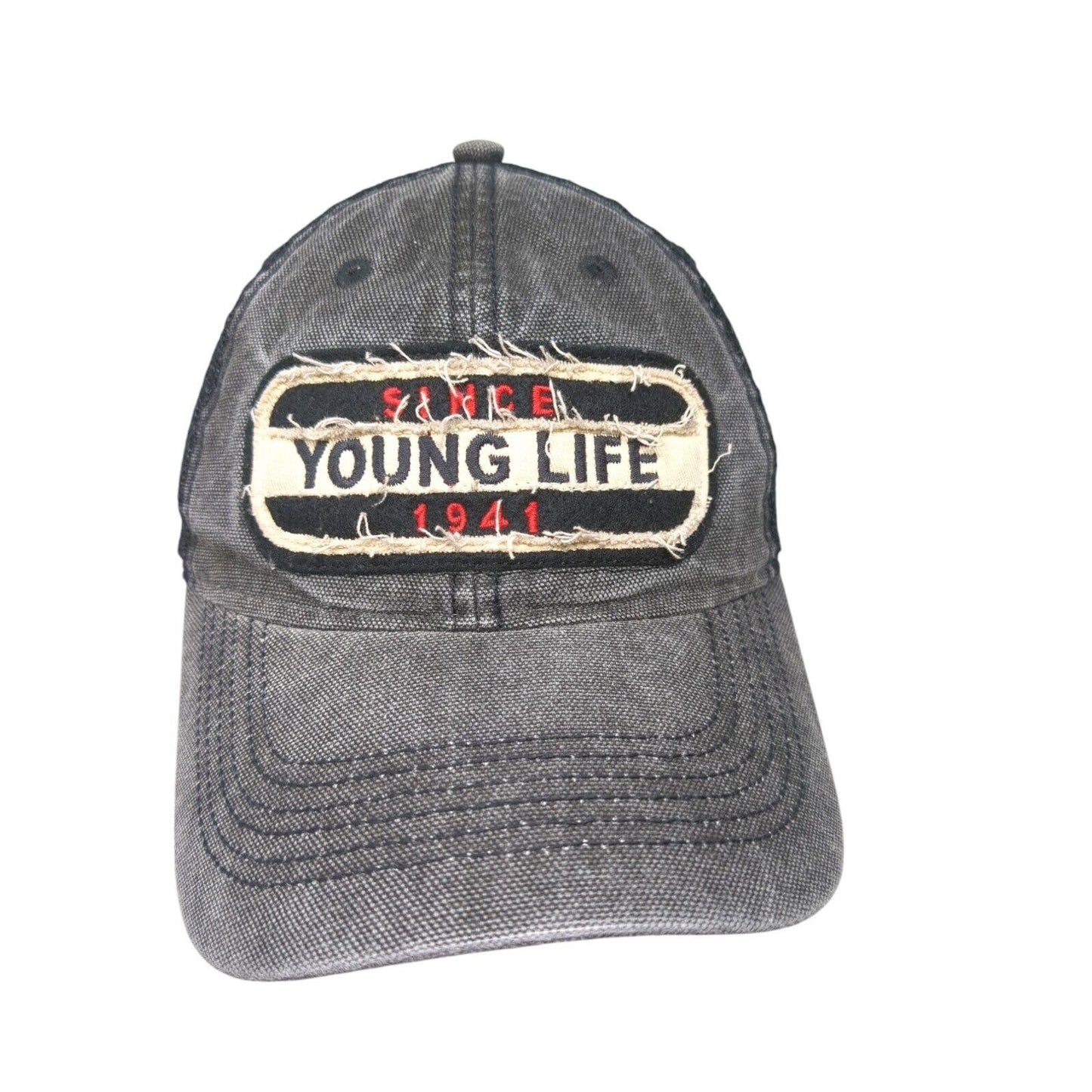 Young Life Since 1941 Snapback Mesh Back Trucker Hat Gray OSFA Legacy