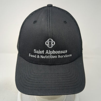 Richardson Trucker Hat Black One Size Snapback Saint Alphonsus Food Nutrition