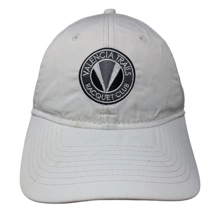 Valencia Trails Racquet Club Srapback Hat White OSFM Adjustable 6 Panel New Era