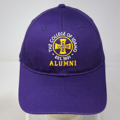 Port & Company Baseball Cap Purple One Size College of Idaho Alumni Seal hat