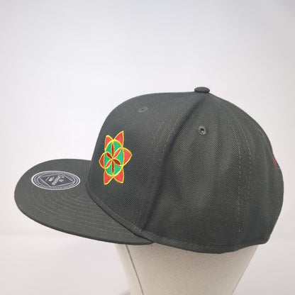 Natural Ventures Snapback Hat Gray OS Adjustable Embroidered Crowns by Lids