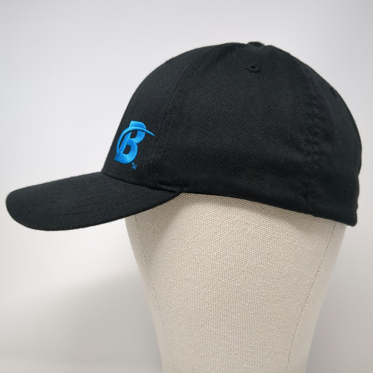Flexfit Baseball Cap Black M Bodybuilding Logo Stretch Fit Training Workout Hat