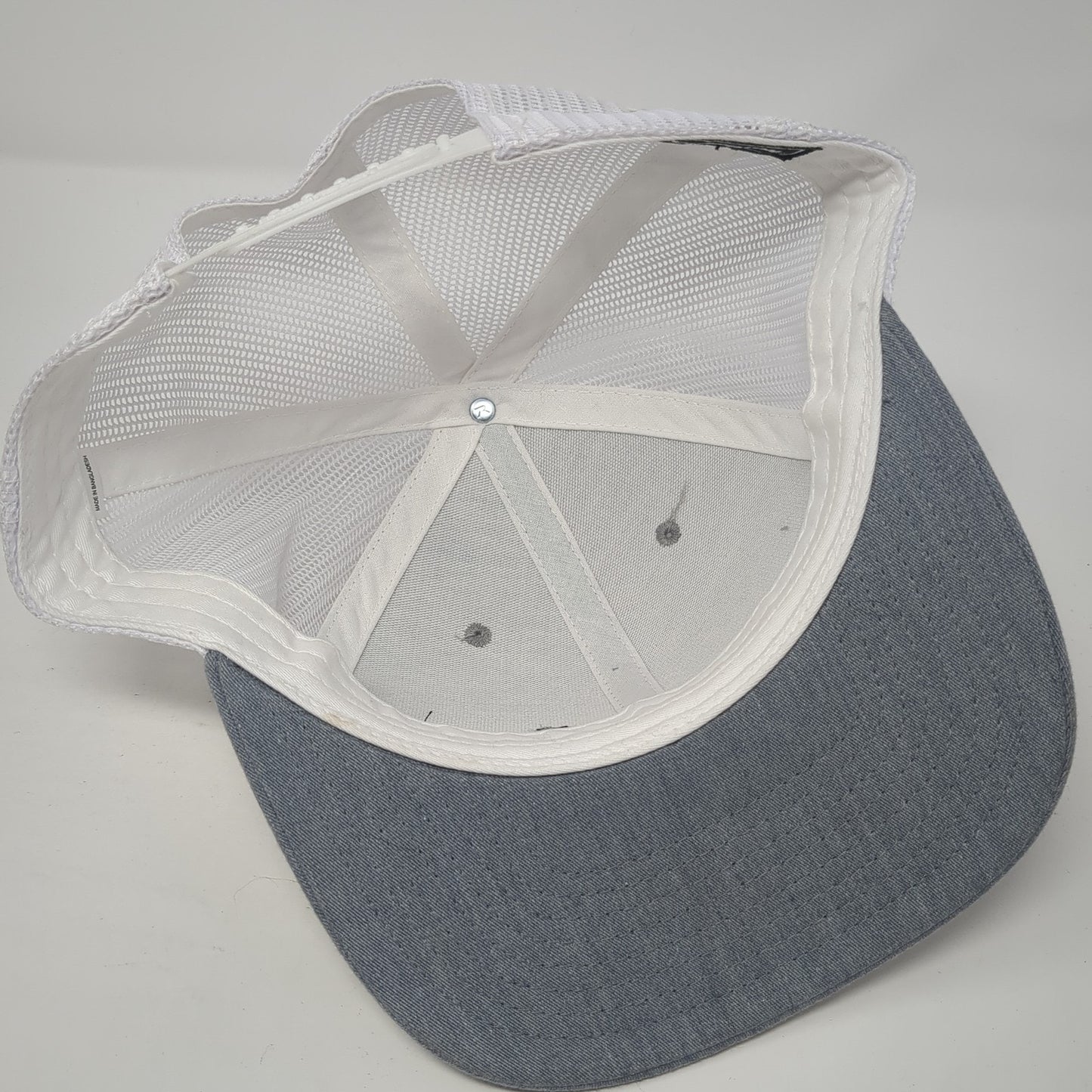 Mint Dental Care Snapback Trucker Hat Gray OS Adjustable Mesh Back Richardson