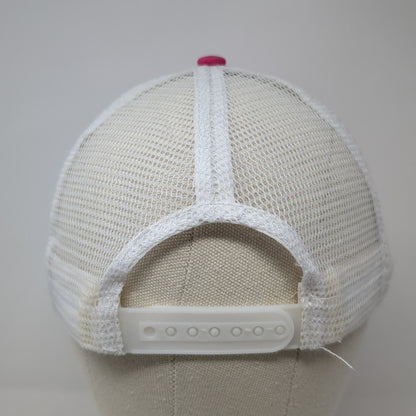 Sweet Revenge Strapback Trucker Hat Pink OS Adjustable Embroidered Mesh Back