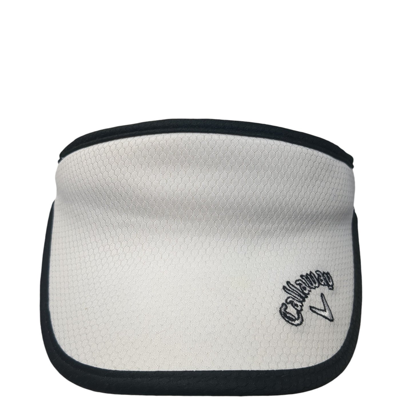 Callaway Sun Visor Cap White One Size Adjustable Lightweight Embroidered
