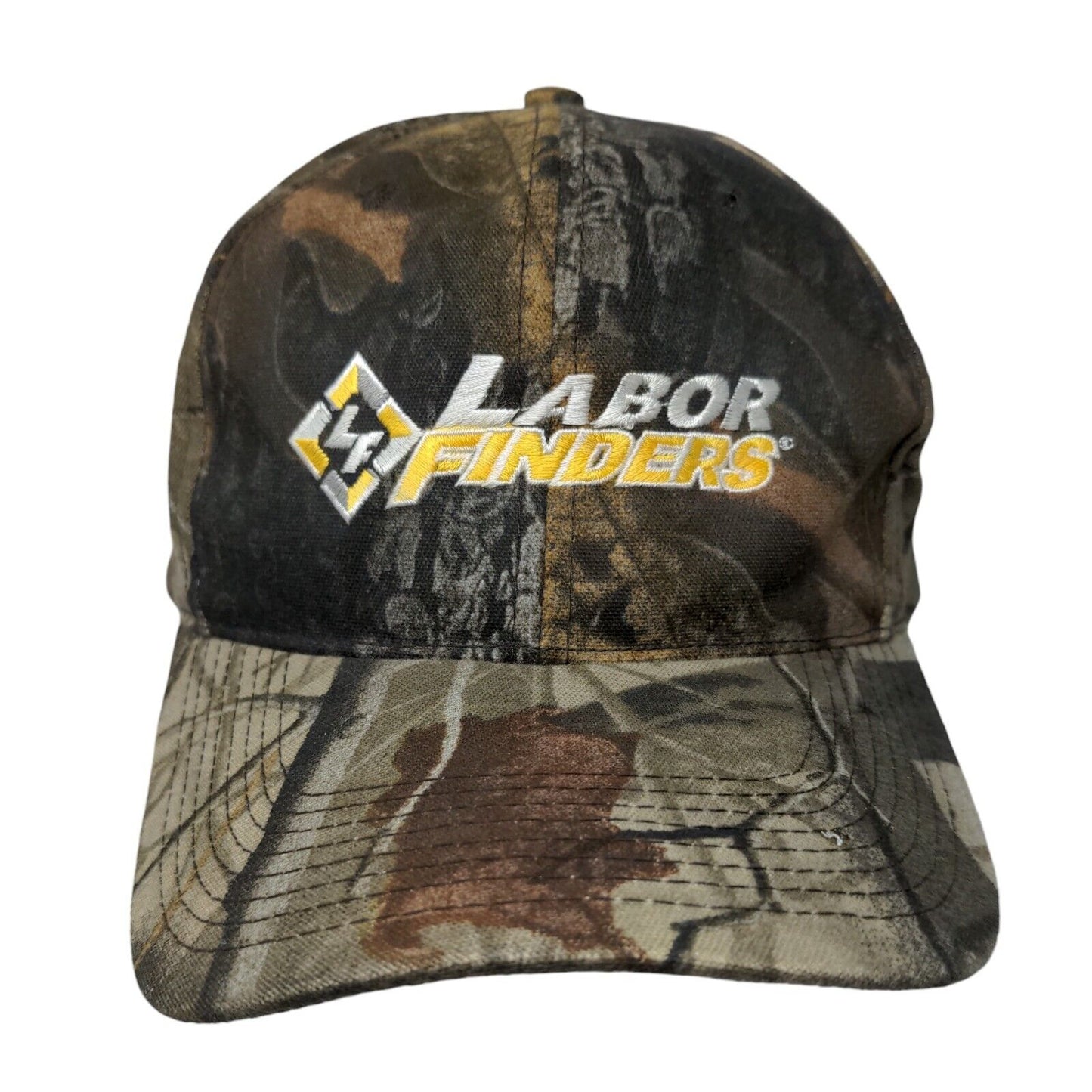 Labor Finders Slideback Hat Camo OSFM Adjustable Embroidered 6 Panel