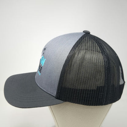 Pacific Headwear Gray Trucker Hat One Size Gowen Thunder Airshow Mesh Snapback