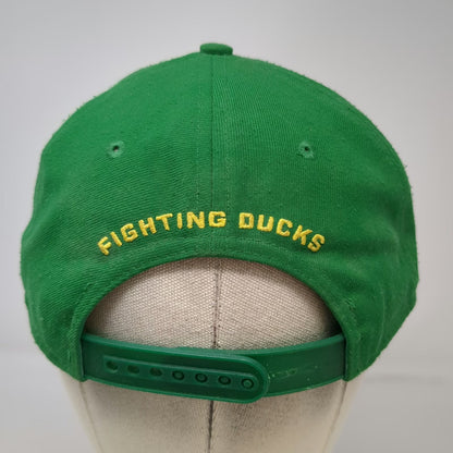 Nike Oregon Ducks NCAA Snapback Green One Size Silver Metallic Bill Flat Hat