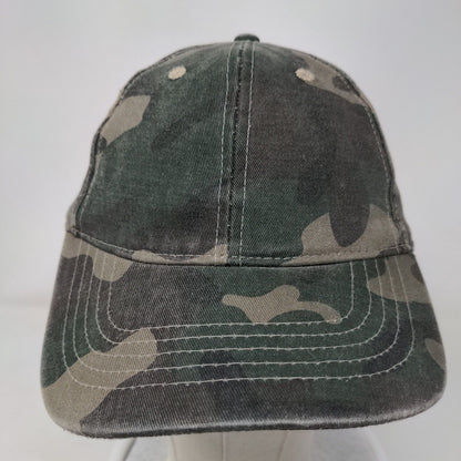 Unbranded Strapback Hat Camouflage One Size Adjustable Vented Holes Blank