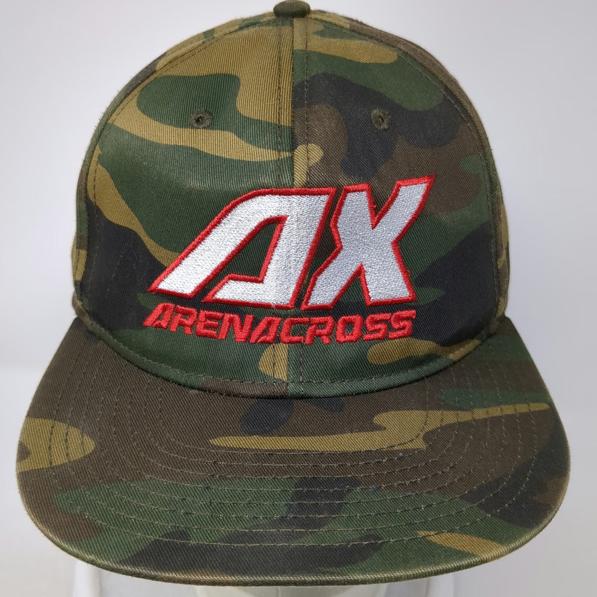 Otto Snapback Green Camo One Size Arenacross AX Logo 6 Panel Motorsports Hat
