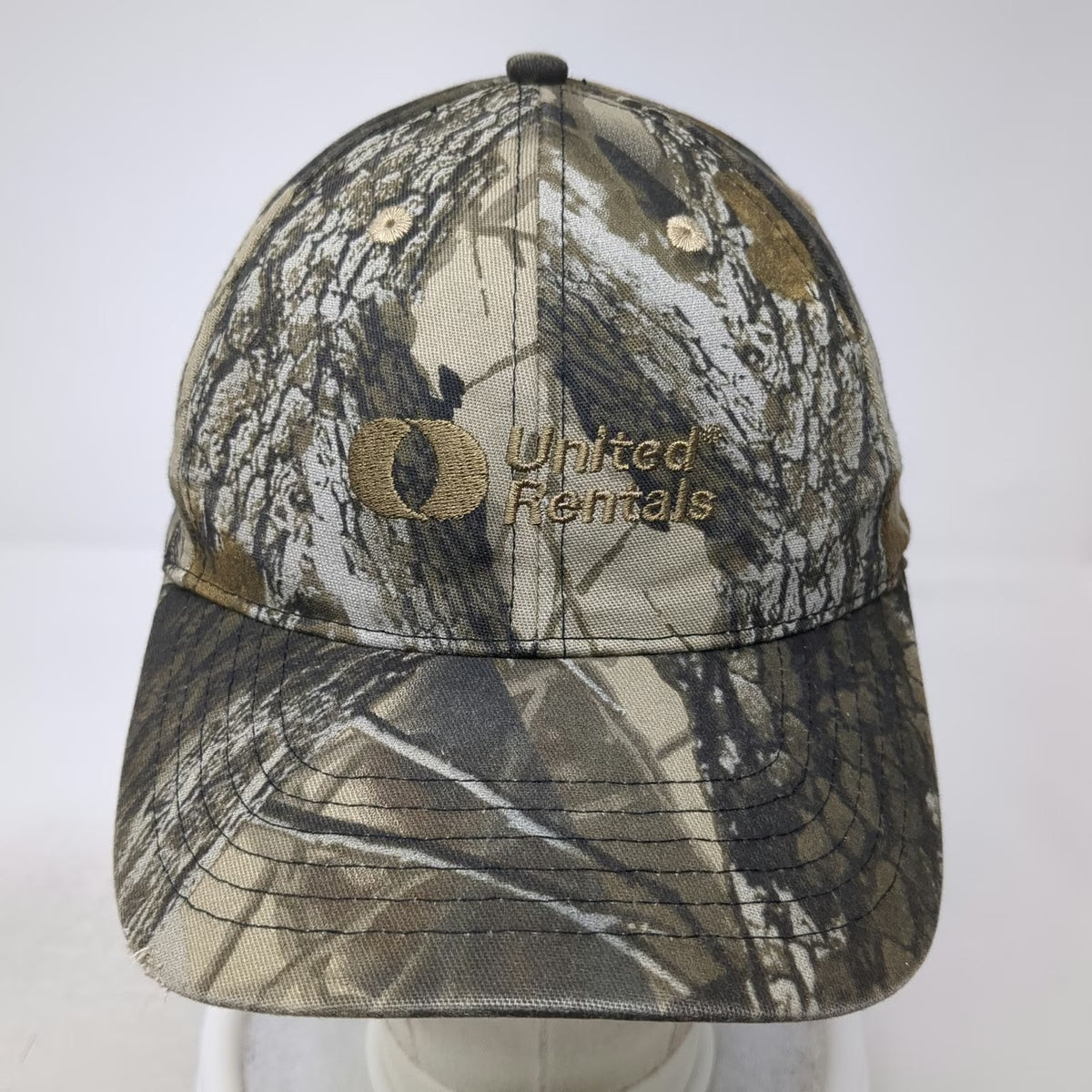 K-Products United Rentals Baseball Cap Green Camo One Size Hat Strapback Cotton