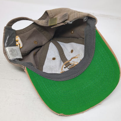 Colorado Buffaloes NCAA Ahead Beige One Size Cap Slideback Green Undervisor Hat