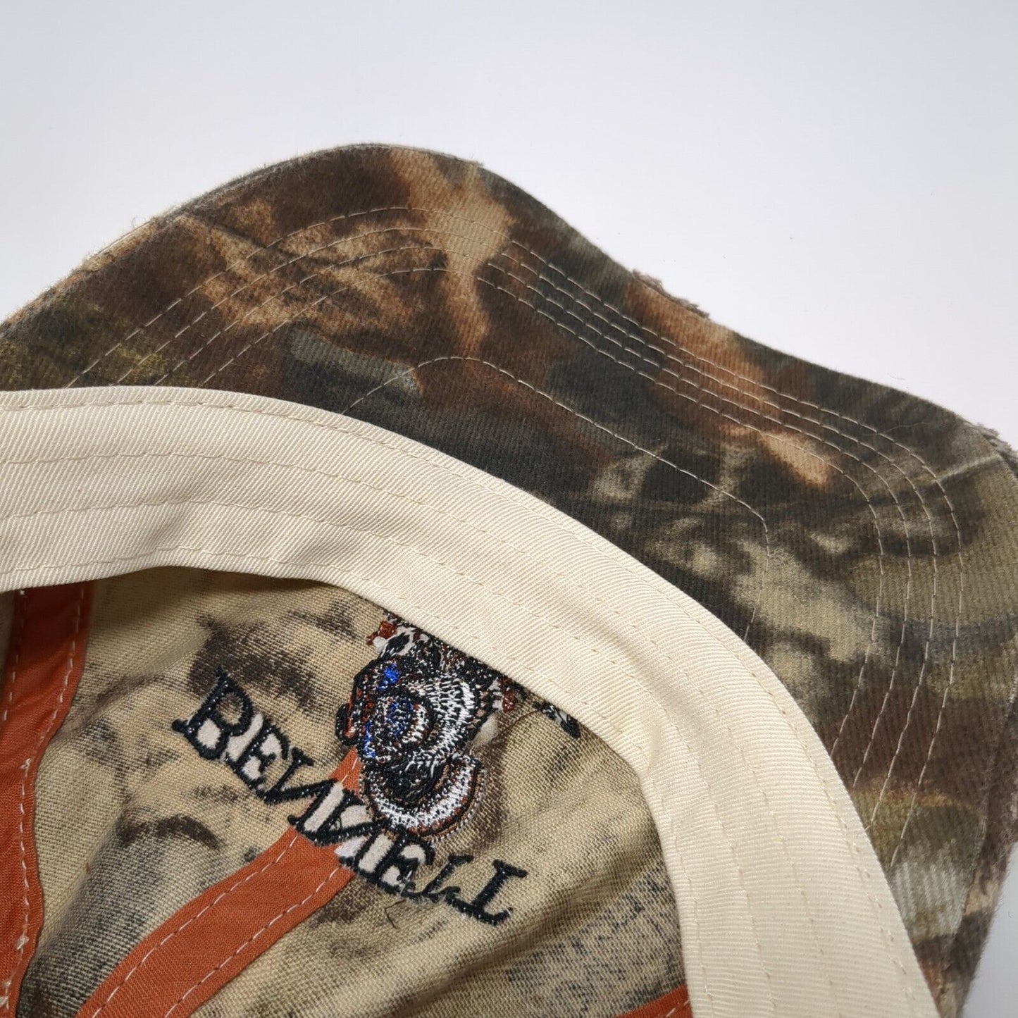 Bennett Supply Strapback Hat Camouflage One Size Adjustable Embroidered