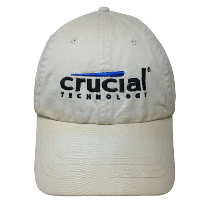 Toppers Crucial Technology Baseball Cap Beige Black Blue One Size Slideback Hat