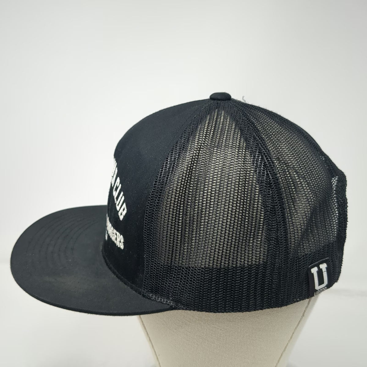 UPTOP Trucker Hat Black One Size Missoula Club Montana Warm Beer Cold Burgers