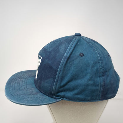 Vans Snapback Blue Hat One Size Acid Wash Embroidered 1966 OTW Logo Skateboard