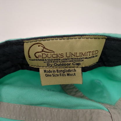Ducks Unlimited Slideback Hat Blue One Size Adjustable Outdoor Cap