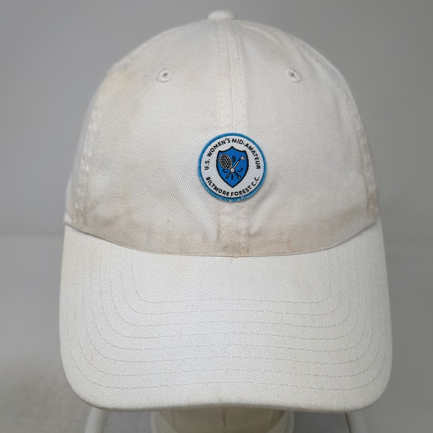 American Needle White One Size Baseball Cap USGA Mid-Amateur Biltmore Forest Hat