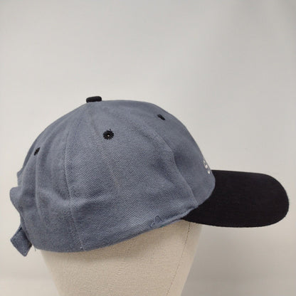 St. Maarten NA Strapback Hat Gray OSFA Colorblock Embroidered 6 Panel