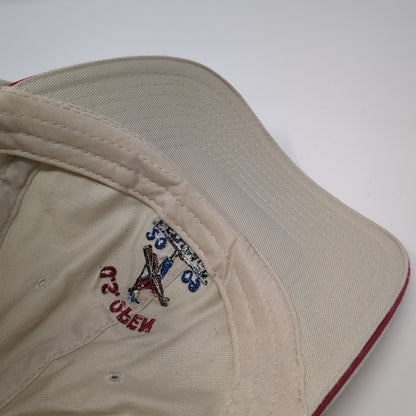 US Open 2009 USGA Member Baseball Cap Beige One Size Adjustable Embroidered
