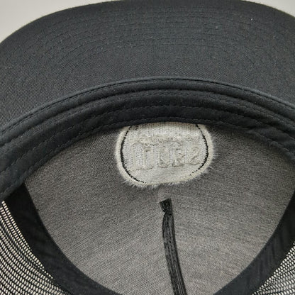 Yupoong Trucker Hat Black One Size Mesh Multicam Flat Bill TOOBS Distribution