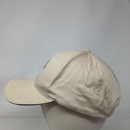 Stoeppelwerth & Associates Strapback Hat Tan Adjustable Embroidered Compass Logo