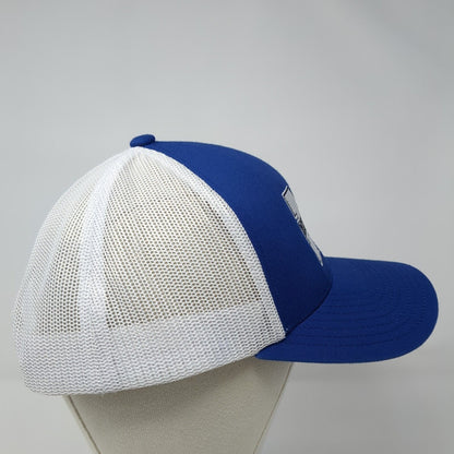Middleton Snapback Trucker Hat Blue OS Adjustable Mesh Back Pacific Headwear