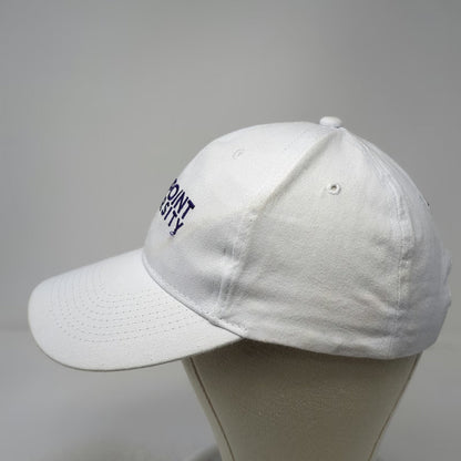 High Point University Baseball Cap White One Size Purple Mascot Strapback Hat