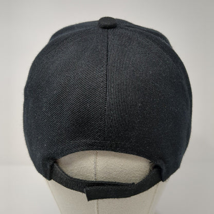 Armenia Strapback Hat Black One Size Adjustable Embroidered Patriotic 6 Panel