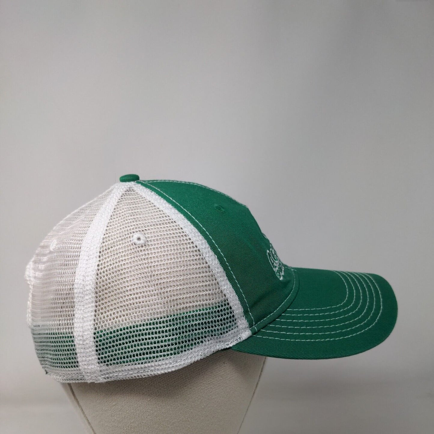 Academy Sports + Outdoors Snapback Trucker Hat Green One Size Mesh Back