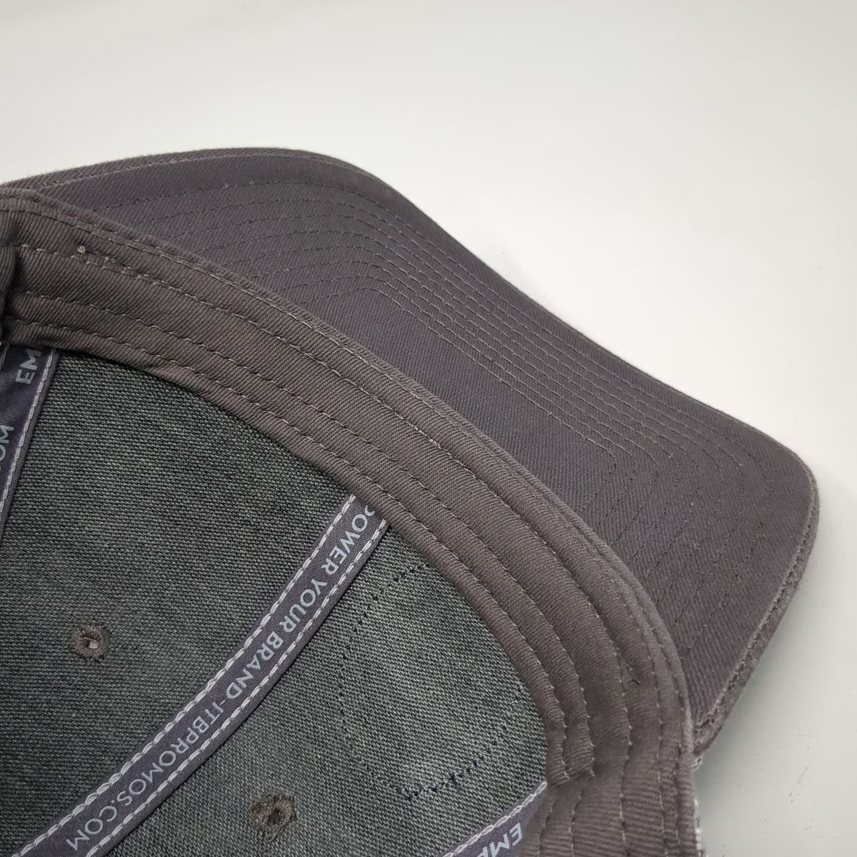 In the Bag Trucker Hat Gray One Size Sasquatch Golf Patch Mesh Back Snapback