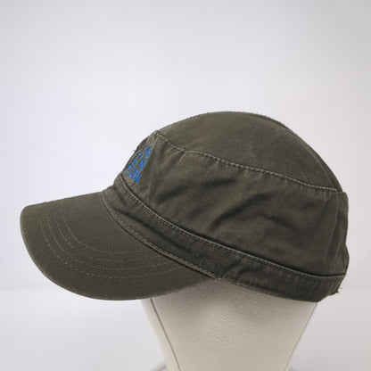River Of No Return North Fork Idaho Cadet Army Cap Brown OS Adjustable Otto