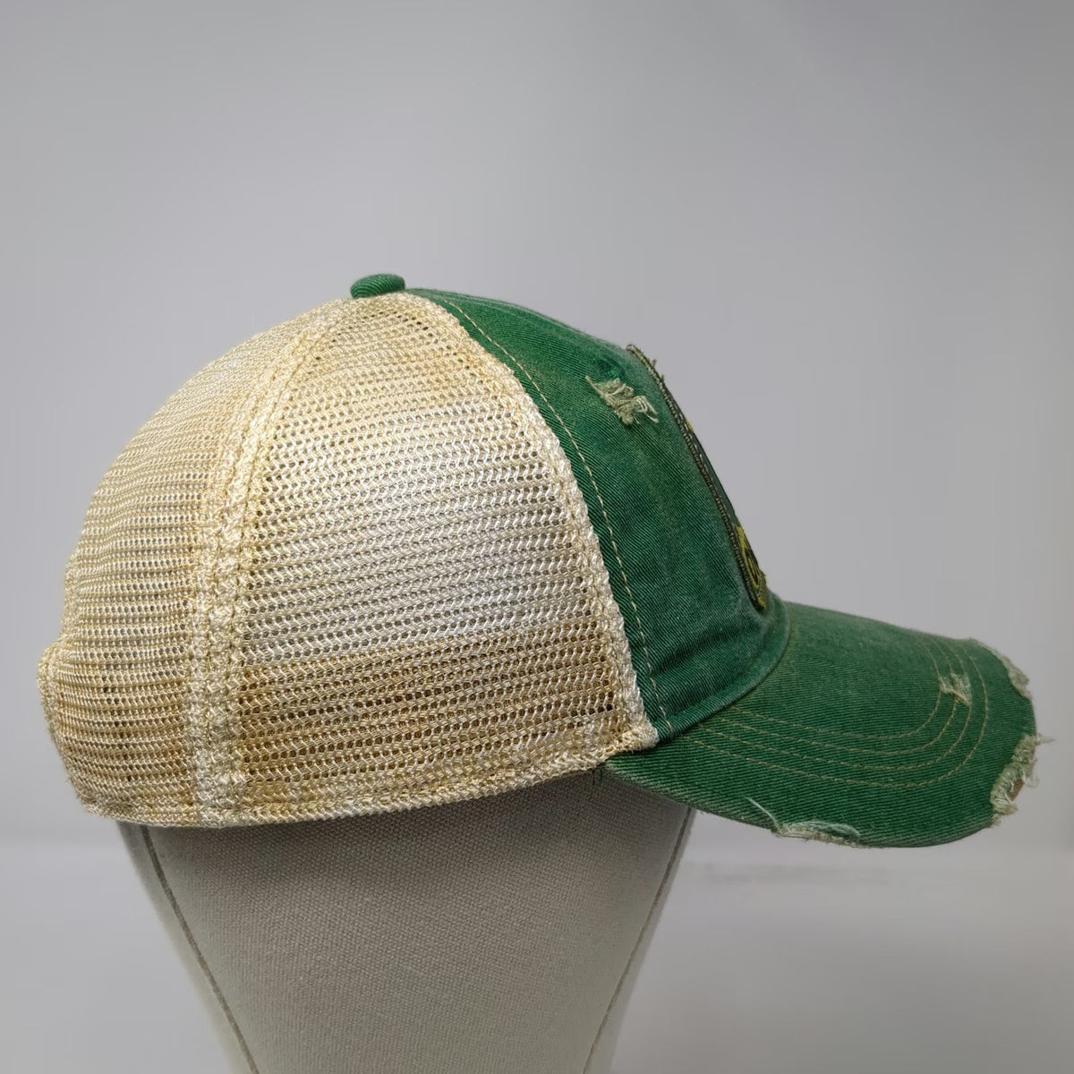 Headmost Trucker Hat Green One Size Smokey Bear Only You Patch Mesh Snapback