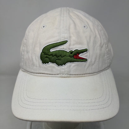 Lacoste Slideback Hat Cream One Size Adjustable Embroidered Crocs 6 Panel