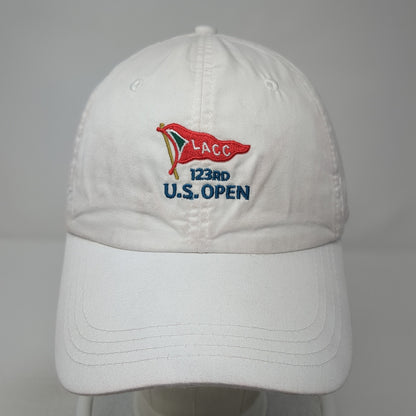 LACC 123rd U.S. Open Strapback Hat White One Size Classic Fit Ahead