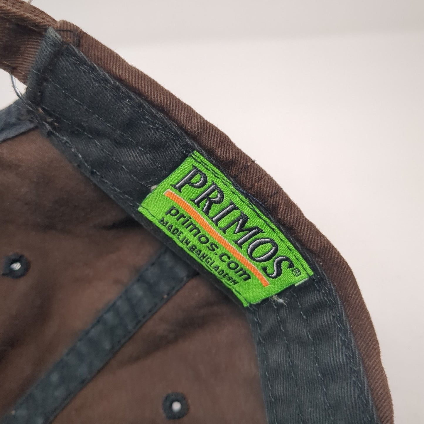 Primos Hunting Slideback Baseball Cap Brown One Size Adjustable Signatures
