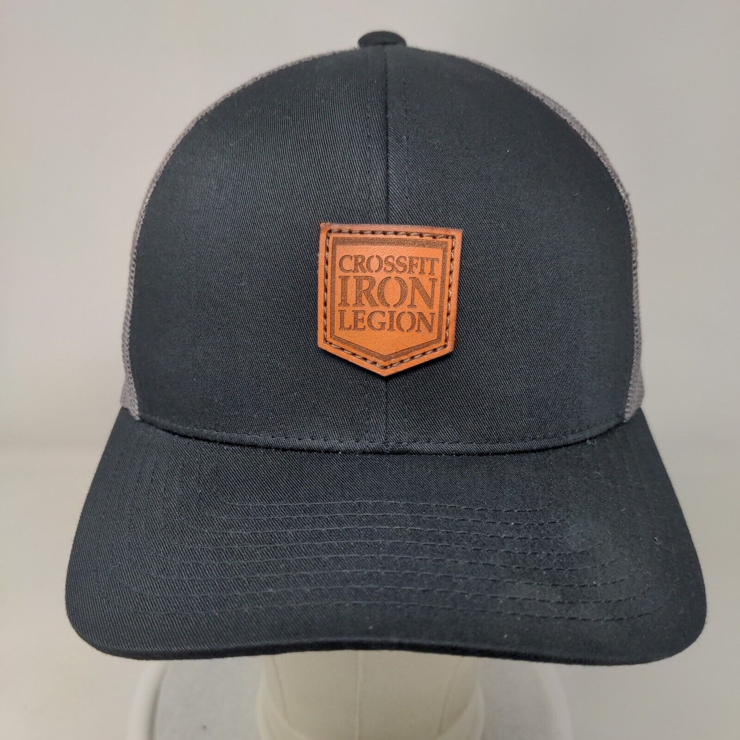 Crossfit Iron Legion Patch Snapback Mesh Back Trucker Hat Black One Size
