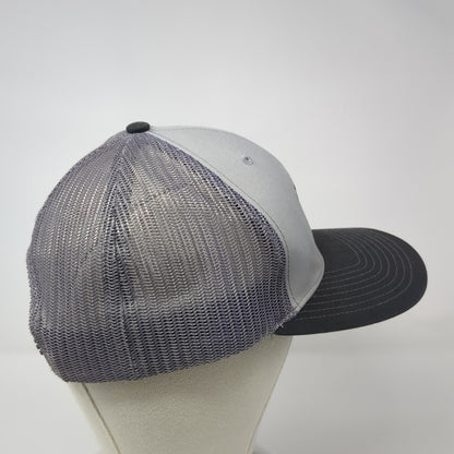 Meadow Gold Snapback Trucker Hat Gray One Size Adjustable Mesh Back Richardson